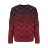 Gucci Sweater logo Knitted Crew Neck Sweater Long Sleeve Pullover Thickened Lazy Style OS Loose Fit Unisex Top Jacket Versatile Casual Wearable Inside and Outside