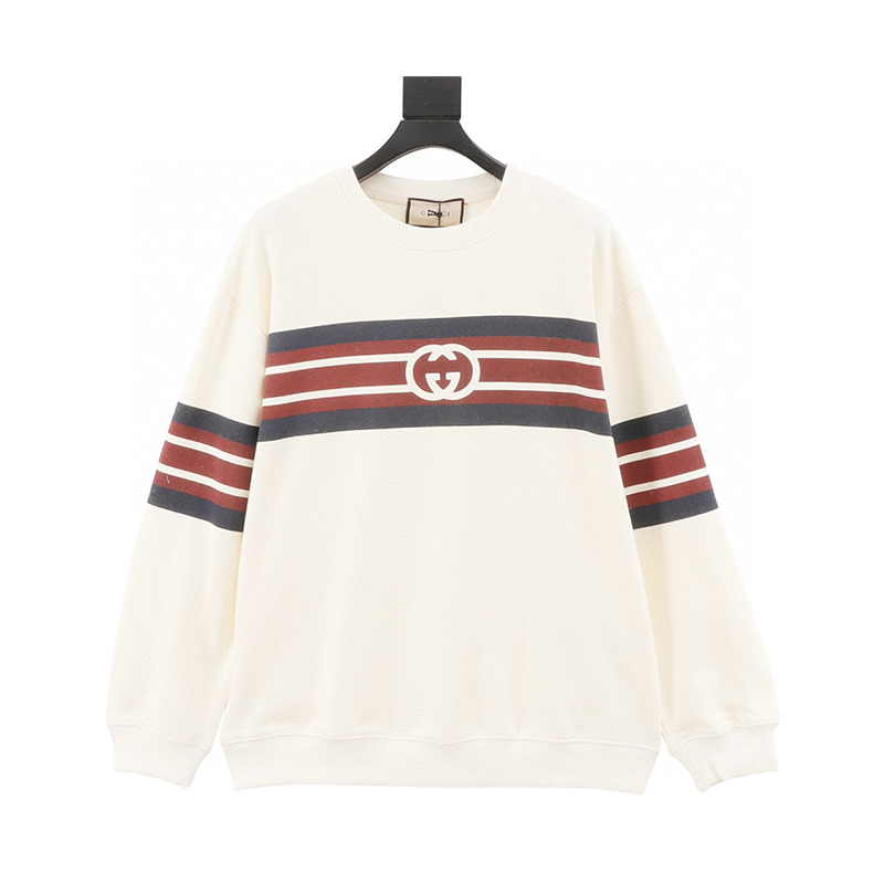 Gucci Hoodie Interlocking logo Printed Crew Neck Sweatshirt Same Style for Men and Women