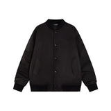 Balenciaga Jackets Embroidery Logo Baseball Jacket Cotton Coat Casual Loose Versatile Stand Collar Jacket Unisex24ss Autumn and Winter New Sports Wear