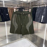 Louis Vuitton LV Shorts Front Body Letter Print logo Five-point Shorts25ss New Drawstring Casual Summer Pants American Style5Two-in-One Casual Sweatpants for Men and Women, Pure Cotton Joggers