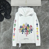 Chrome Hearts Hoodie Cross Hooded Sweater Loose Men's and Women's Zipper Hoodie