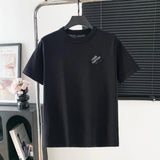 Louis Vuitton LV T-shirt Chest Letter Embroidery logo round Neck Short Sleeve25ss New Pure Cotton Unisex Style T T-shirt OS Loose Fit Base Shirt Top Half Sleeve T-Shirt