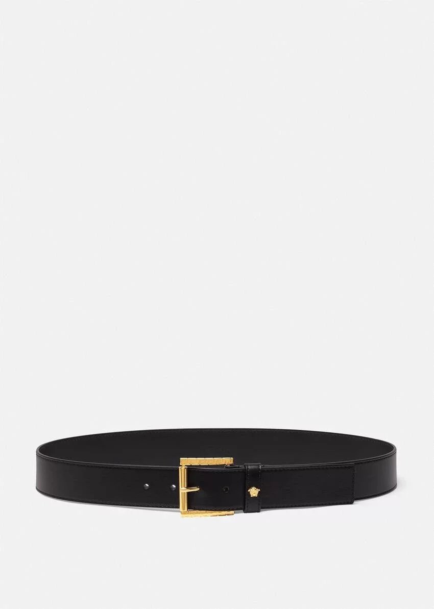 VERSACE Belt Top version Brand New Full Set Belt Belt Business Men's Double-Sided Head Layer Cowhide Belt