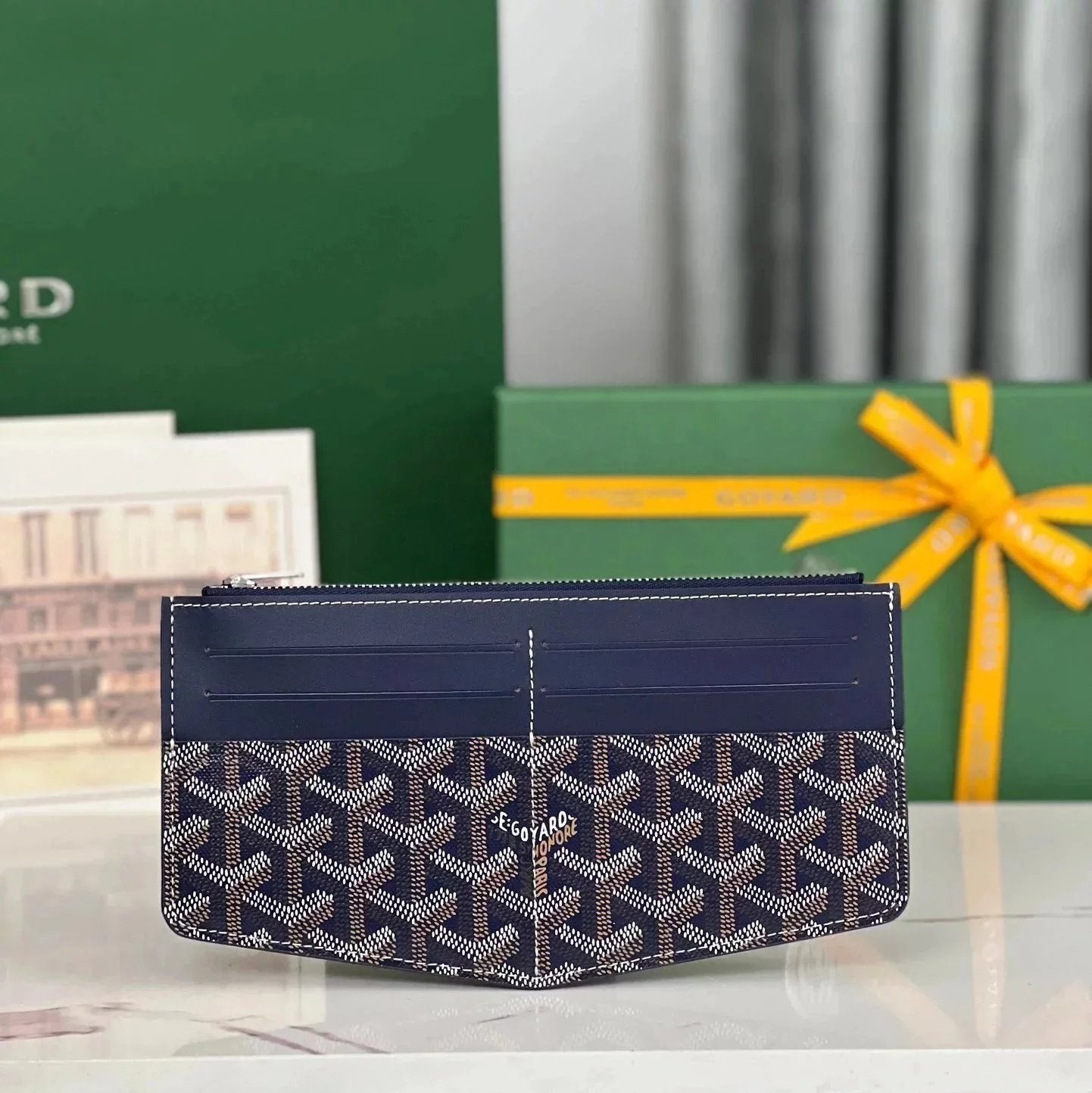 Goyard Bag Top version Version Loulse Card Holder Coin Purse New Men's and Women's Card Clamp Clutch Wallet