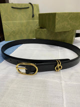 Gucci Belt Top version 《Full Package》New Original Women's Belt2.5Genuine Leather Belt Women's Pair g Belt Women's Fashion Casual Original Leather Ancient Home Pin Buckle Belt GG Home Pant Belt Female Guqi Guqi Shi Belt Feila Grid
