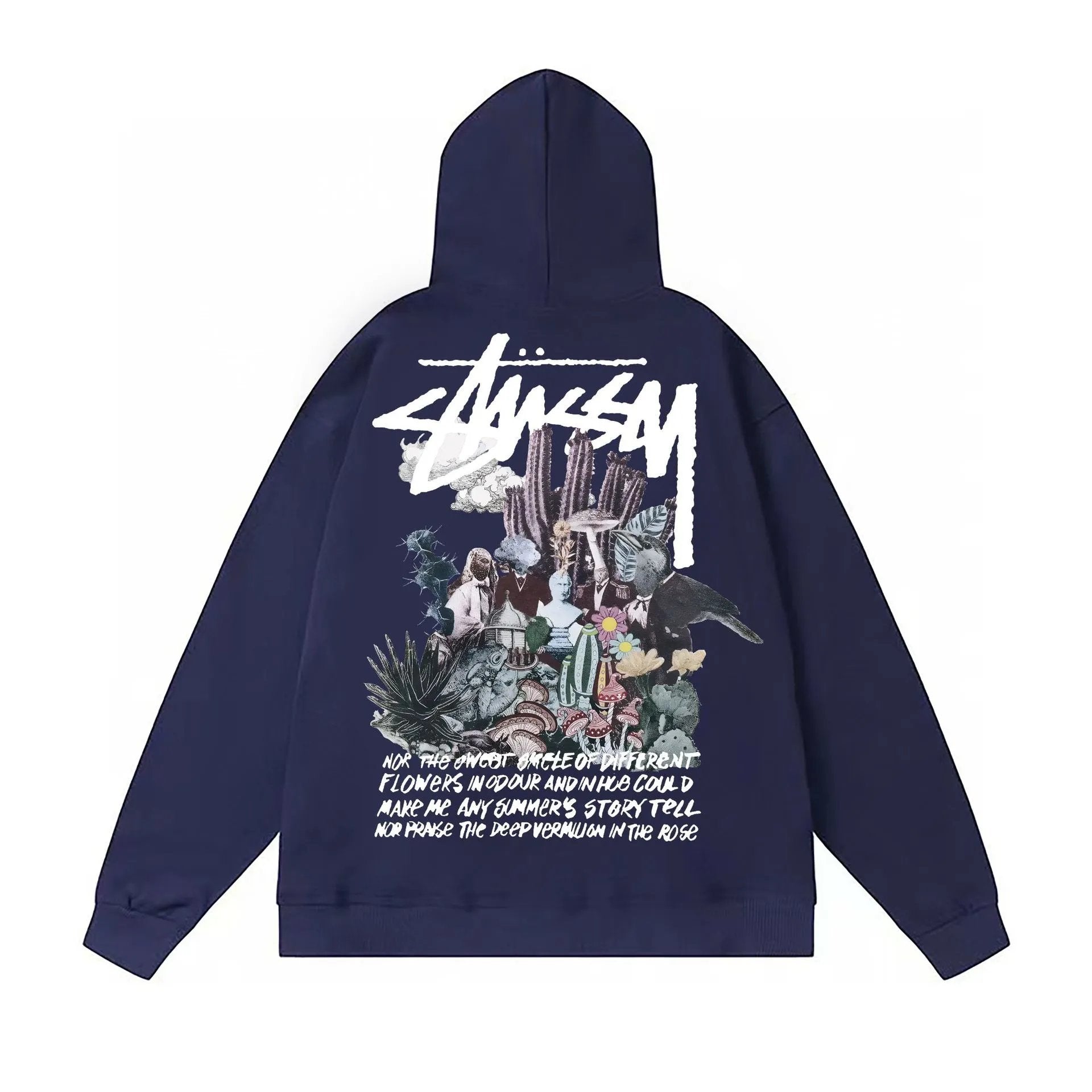 Stussy Hoodie Original Label Delivery2023New Classic Printing Black8Sweater STU World Tour tu Western Youth Pullover