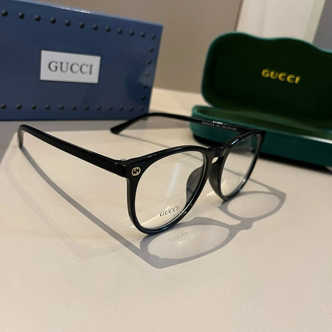 Gucci Sunglasses Oval Frame Sunglasses Slimming Non-Prescription Unisex Couple Style Driving Beach Fishing UV Protection25ss New Sports Casual Versatile