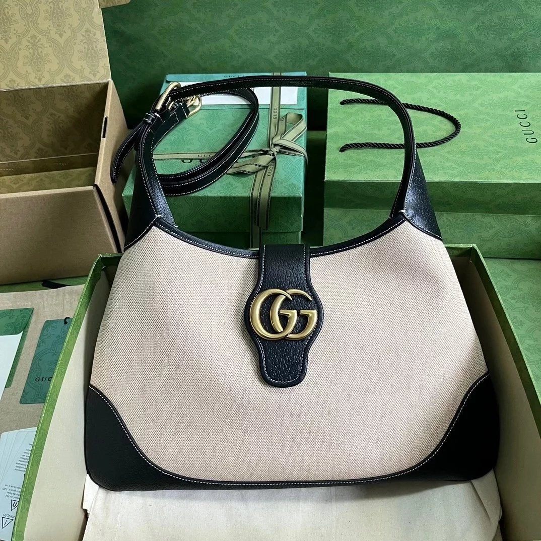 Gucci Women's Bag Top version 【Genuine Goods Original Leather】2022New Cosmogonie Series Underarm Bag New Aphrodite Underarm Bag Xiaohongshu Recommended New Underarm Bag Hobo Bag Shoulder Messenger Bag Portable Women's Bag Genuine Leather Bag726274