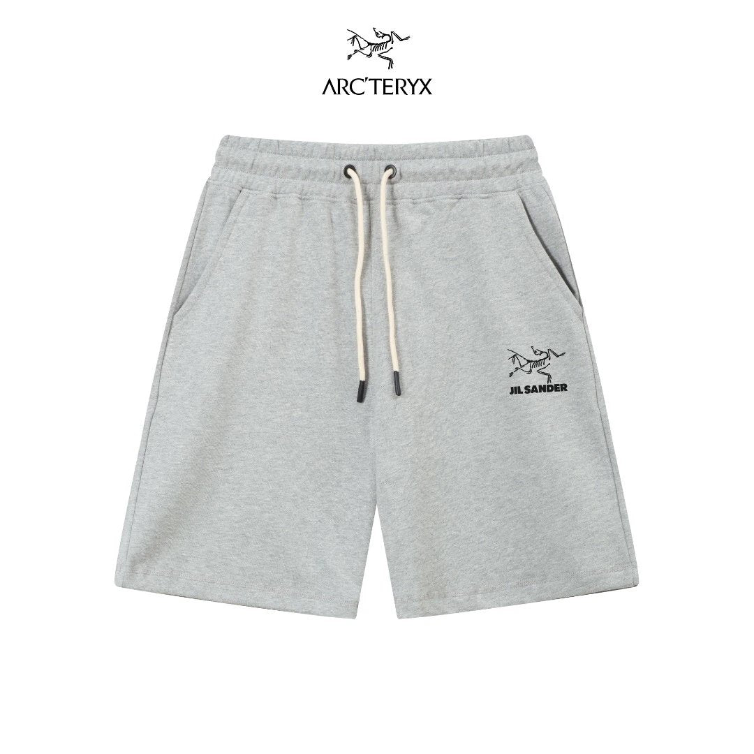 Arc'teryx Shorts Letter Printing logo Five-point Shorts25ss New Drawstring Casual Summer Pants5Two-in-One Casual Sweatpants for Men and Women, Pure Cotton Joggers