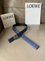 LOEWE Belt Top version Belt Genuine Cattlehide Leather Surface Original Single Original Single Double-Sided First Layer Original Cowhide3.2Women's Belt Man's Belt Men's Belt Business Casual Pants Belt Women's Business Casual Belt Belt Women's High-End Bel