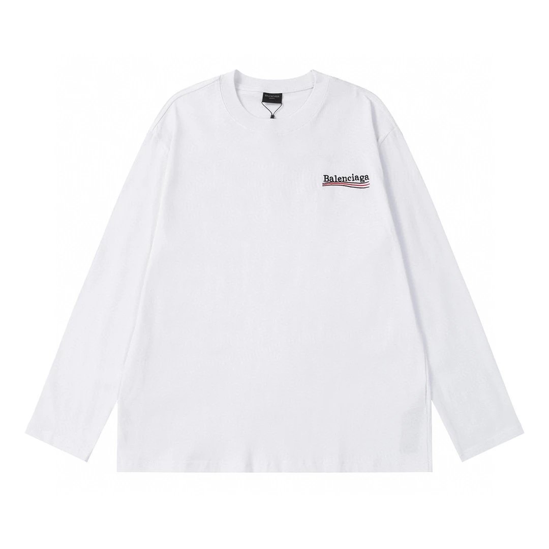 Balenciaga Hoodie Cola Embroidery logo Round Neck Sweatshirt Long Sleeve Base Shirt Jacket Top Fashion Unisex Sports Casual Loose Fit Versatile Autumn Winter New Arrival