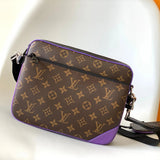 Louis Vuitton LV Men's Bag Top version 【Highest Version】Original Leather Hardware M46602Full leather in black M69827Sprinter Three-in-One Men's Messenger Bag Postman Men's Bag Two-in-One Trio Messenger Bag Shoulder Bag Men's Messenger Bag Men's Bag M30848