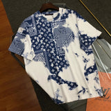 Louis Vuitton LV T-shirt Cashew Nut Flower Alphabet logo Round neck short-sleeve pure cotton T T-shirt ins Unisex Basic Shirt Simple Summer New Casual T-Shirt