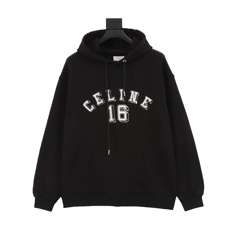 Celine Hoodie Letter Printed Hoodie Same Style for Men and Women