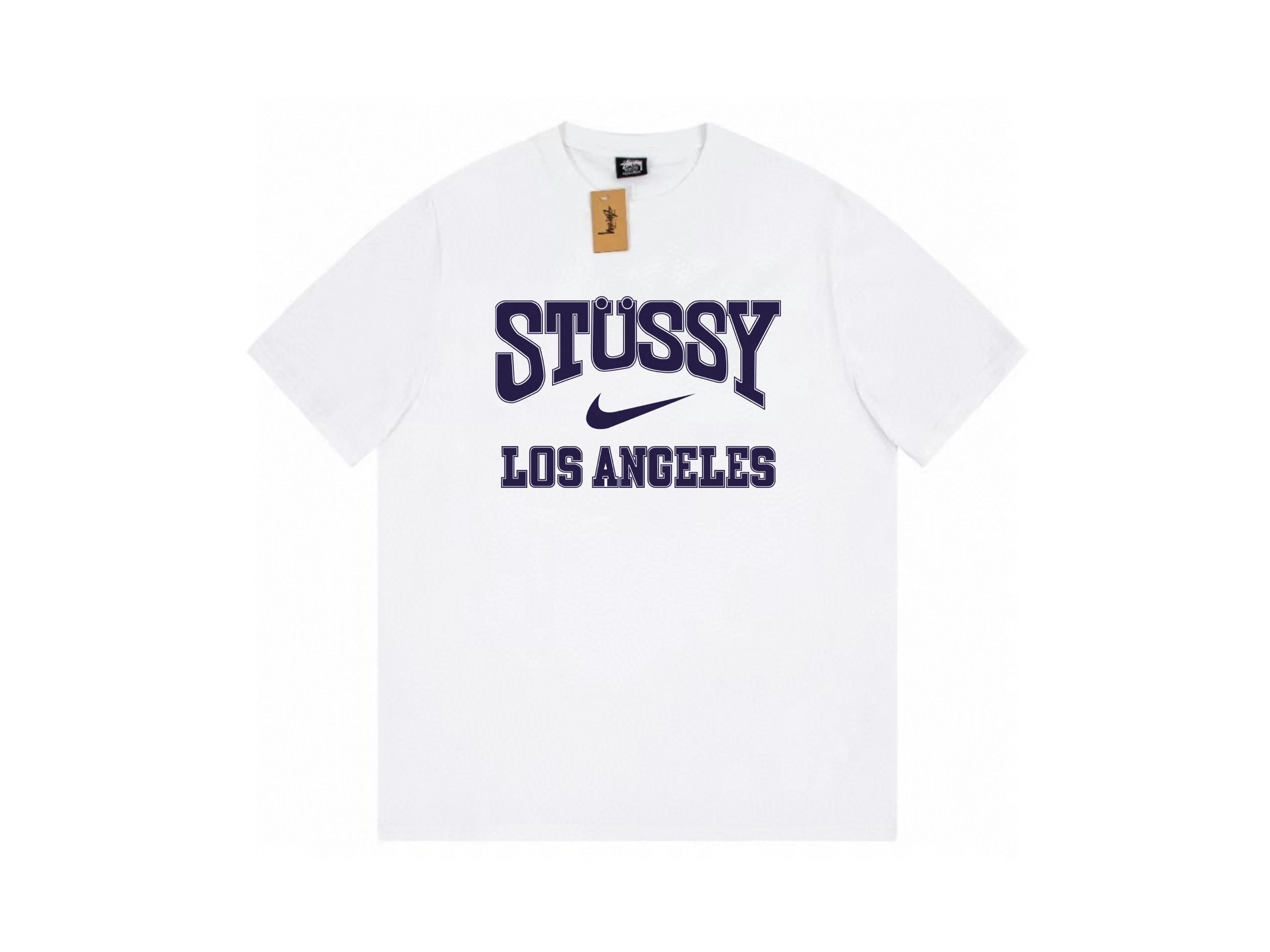 Stussy T-shirt Top Version Classic Basic logo Printed round Neck Loose Summer Couple Short Sleeve T T-shirt Fashion