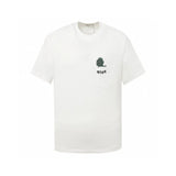Dior T-shirt Cartoon Pattern Embroidered Letter Crew Neck Short Sleeve Pure Cotton T T-shirt OS Loose Fit Unisex Base Shirt Summer New Casual Simple T-Shirt