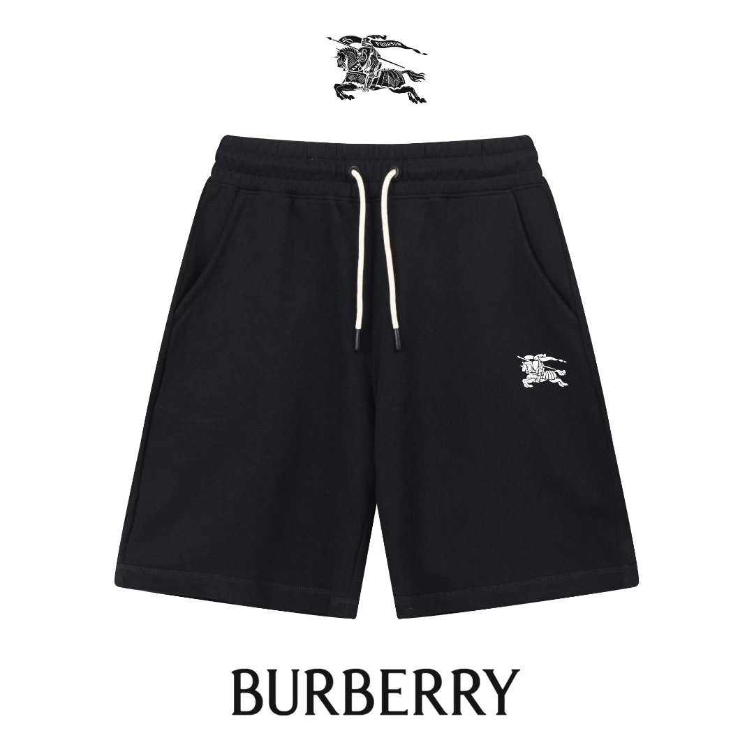 Burberry Shorts Embroidery logo Five-point Shorts25ss New Drawstring Casual5Two-Piece Casual Sweatpants Summer Pants Unisex Pure Cotton Sweatpants