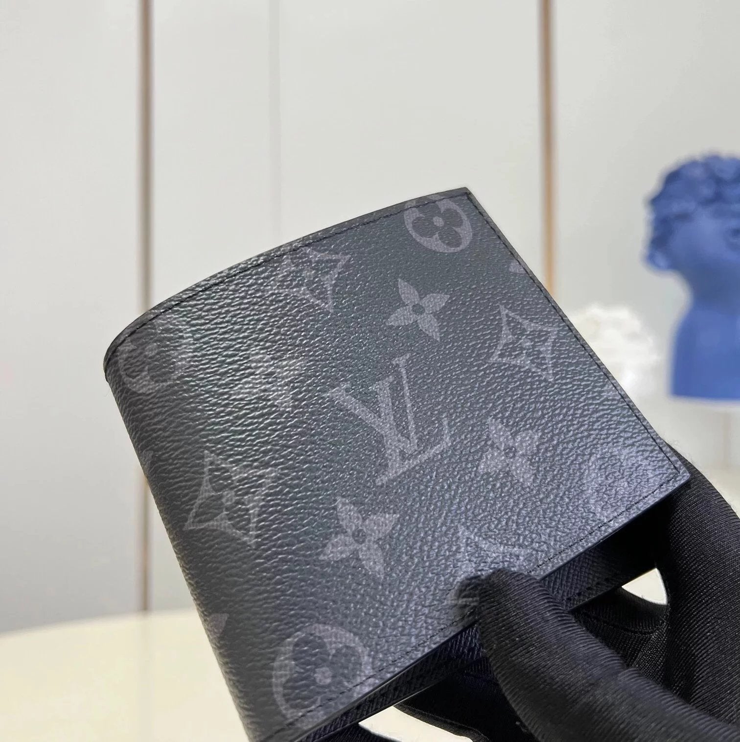 Louis Vuitton LV Wallets/Clutches Top version 【Original Quality】N63336Black Plaid】This Style DamierGraphite Wallet Chessboard Plaid Presbyopic Short Men's Wallet Coin Purse Card Holder Men's Wallet
