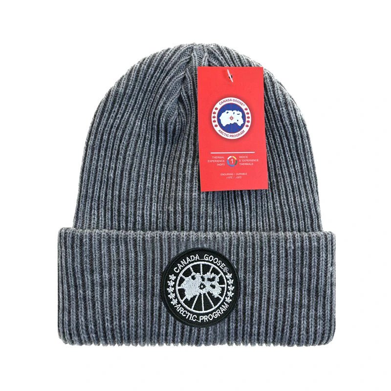 Canada Goose Hat Wool Hat Outdoor Slipover Knitted Hat-CY