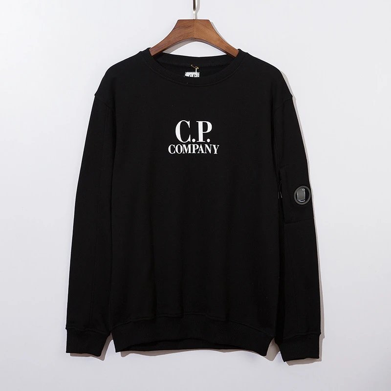 CP Company Hoodie Autumn and Winter New Products CP Glasses Logo Lens round-Neck Pullover