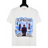 Supreme T-shirt Top Version Cashew Short Sleeve T T-shirt Men's Summer Trendy Women's New Loose Half-Sleeve Top Cotton Official Website Flagship