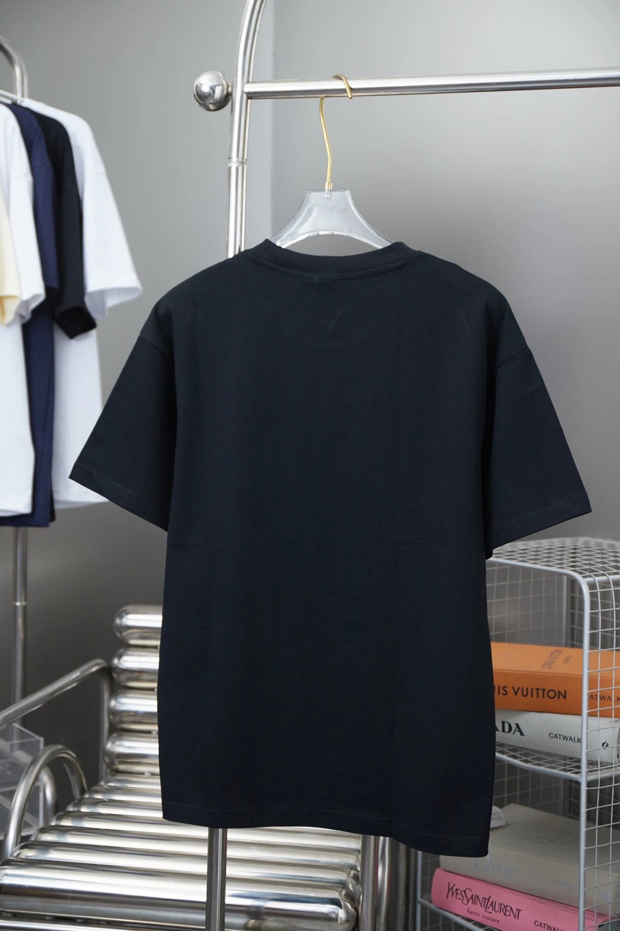 LOEWE T-shirt 25SS Early Spring New Classic Embroidery logo Round Neck Short Sleeve Pure Cotton Unisex T T-shirt OS Loose Fit Base Shirt Summer Casual Simple T-Shirt