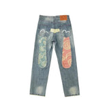 Evisu Jeans Fashion Y2Retro Hip Hop Jeans