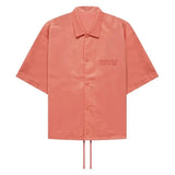 ESSENTIALS T-shirt Top Version Season 8 Double Line High Street Loose Flocked Printed Short Sleeve Shirt Men