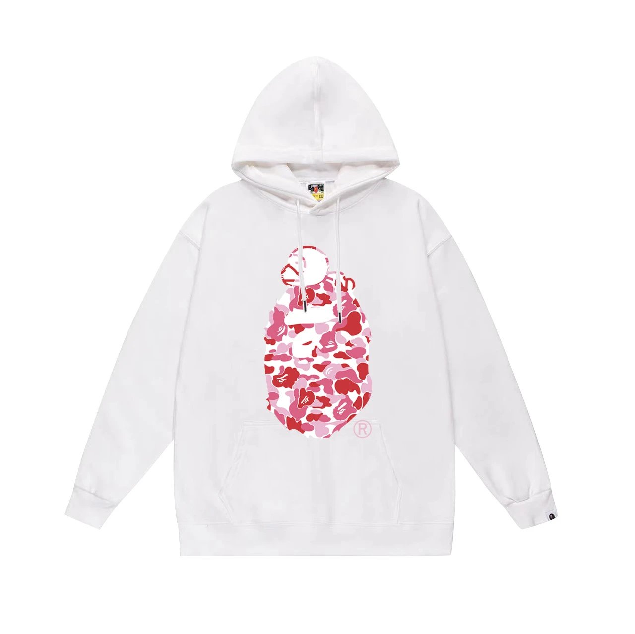 Bape Hoodie 2024Autumn and Winter New Japanese Fashion Brand Pullover plus Size Loose Hoodie Male and Female Couples Wear Teen Fashion Brand Sweater-CY