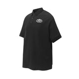 PRADA T-shirt Chest Letters logo Embroidery POLO Shirt Lapel Short Sleeve25ss New Unisex Summer Short Sleeve OS Loose T Business Half Sleeve Shirt Plus Size T-Shirt