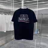 Balenciaga T-shirt Backrest Cola Double B Letter Printing logo round Neck Short Sleeve25ss New pure cotton T Unisex T-Shirt OS Loose Fit Base Shirt Top Half Sleeve T-Shirt