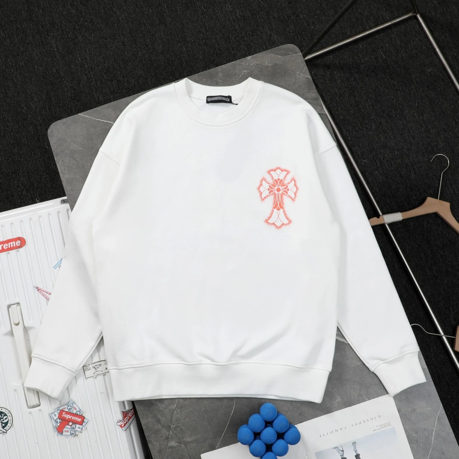 Chrome Hearts Hoodie New Printed Casual Crewneck Sweatshirt Pullover Unisex Sports Casual Loose Fit Versatile Autumn Winter New Arrival