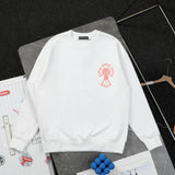 Chrome Hearts Hoodie New Printed Casual Crewneck Sweatshirt Pullover Unisex Sports Casual Loose Fit Versatile Autumn Winter New Arrival