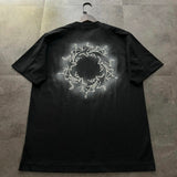 Arc'teryx T-shirt Round Frame Embroidery on the Back logo round Neck Short Sleeve25ss New Pure Cotton Unisex Style T T-shirt OS Loose Fit Base Shirt Top Half Sleeve T-Shirt