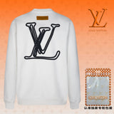 Louis Vuitton LV Hoodie Large back logo Runway Style Crewneck Sweatshirt Long Sleeve Base Shirt Jacket Top Fashion Unisex Sports Casual OS Loose Fit Versatile New Autumn Winter Collection