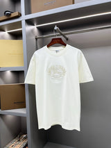 Burberry T-shirt Oak Tree Patch Embroidery logo round Neck Short Sleeve25ss New pure cotton T Unisex T-Shirt OS Loose Fit Base Shirt Top Half Sleeve T-Shirt