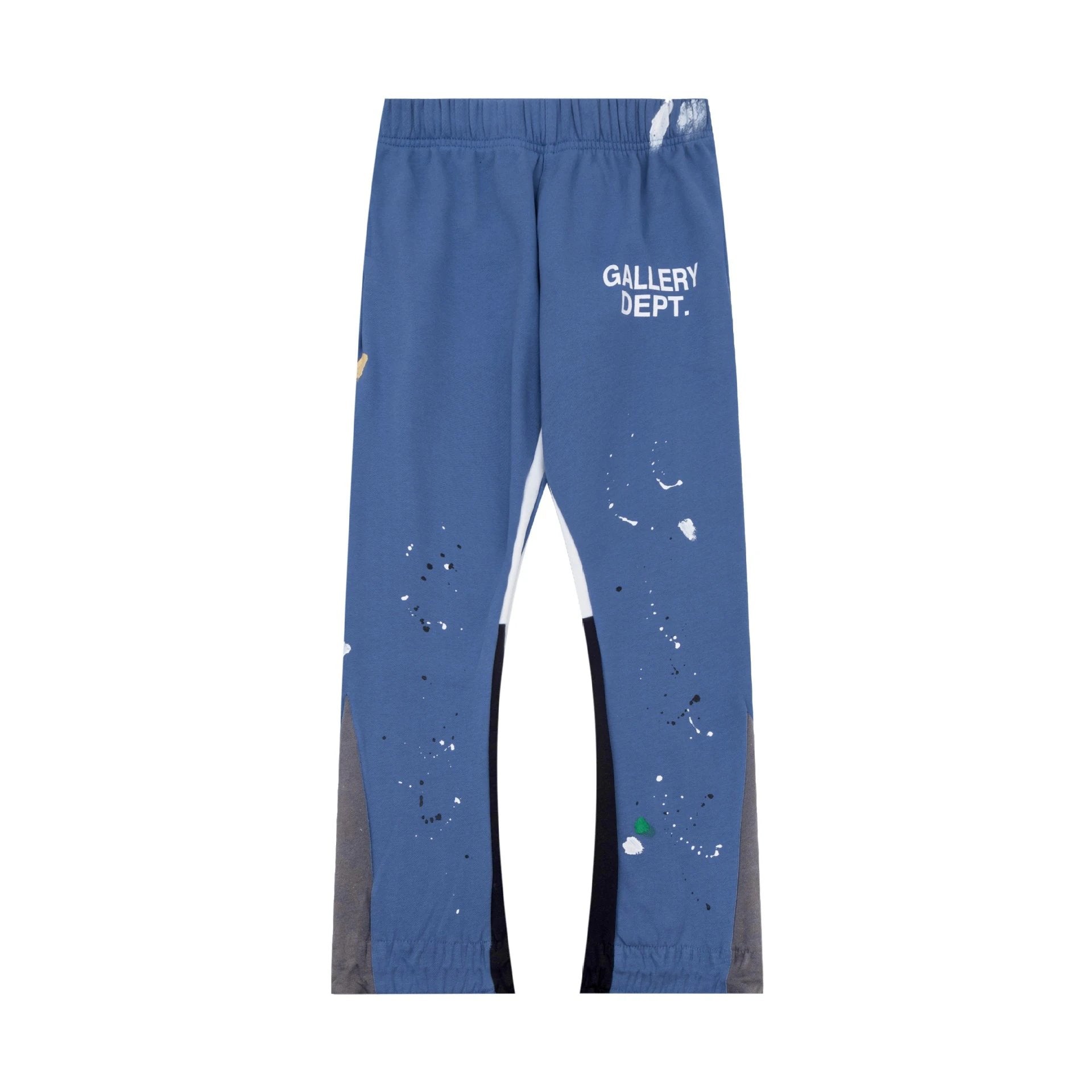 Gallery Dept Sweatpants Classic Hand-Painted Paint-Splashing Style Graffiti Printed Stitching Cotton Sweat Pants Men's Casual Trousers-CY