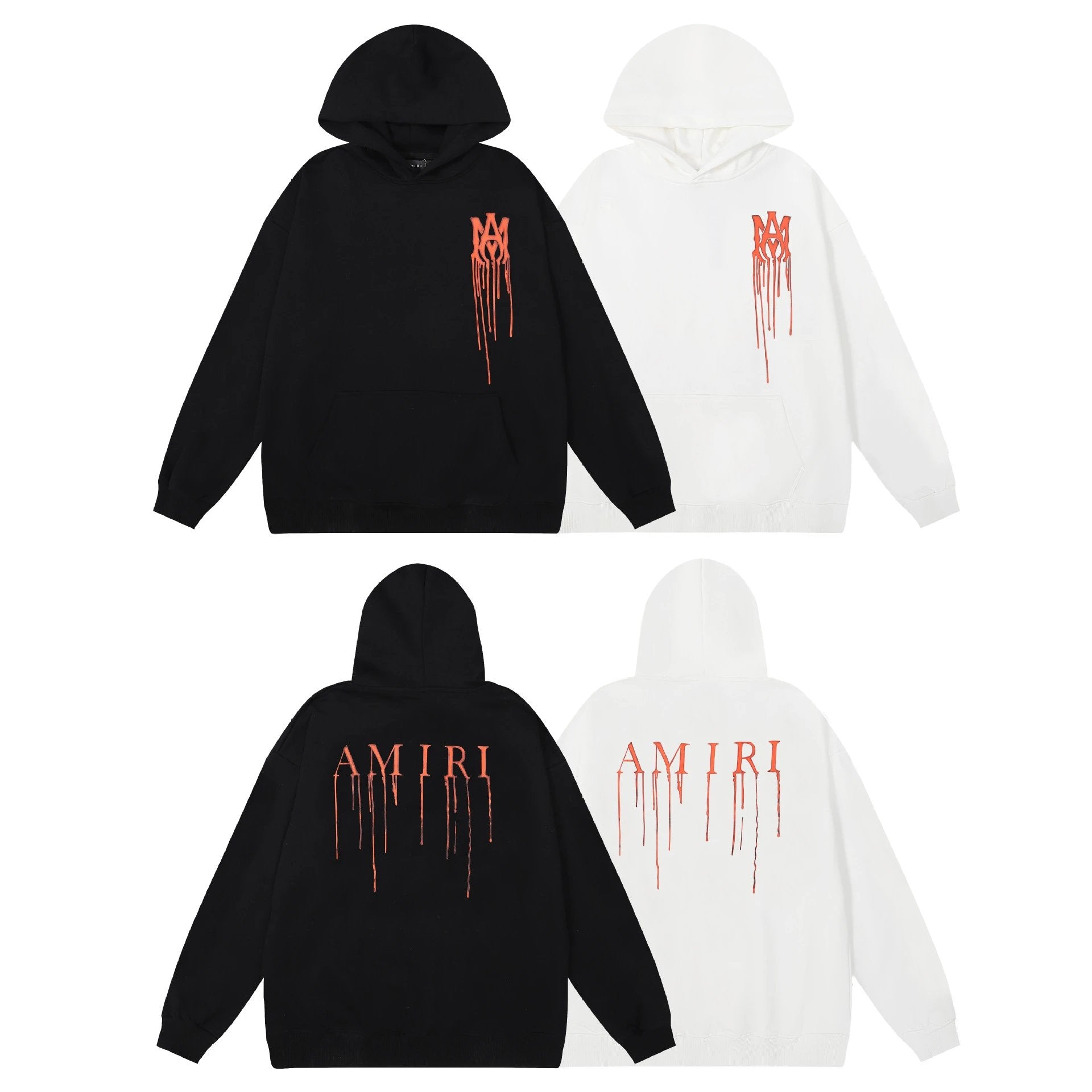 Amiri Hoodie 2024Autumn and Winter New SUNFLOWER Letters Printed Hoodie Same Style for Men and Women