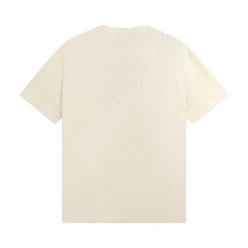 Gucci T-shirt Chest Stripe Embroidery logo round Neck Short Sleeve25ss New Pure Cotton Unisex Style T Casual T-Shirt Base Layer Shirt OS Loose Fit Half Sleeve Top Plus Size
