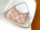 Louis Vuitton LV Women's Bag Top version 22New Bagatelle Handbag Full Leather Moon Bag Underarm Bag Vintage Bag Croissant Shoulder Messenger Bag Handle Handbag M46091M46113