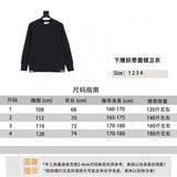 Thom Browne Hoodie New Hem Ribbon round Neck Sweater for Men and Women