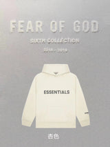 ESSENTIALS Hoodie Top Verified Double Line Letters LOGO Printed Hoodie Men's and Women's Hoodies