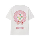 Chrome Hearts T-shirt Sanskrit Script Print logo round Neck Short Sleeve25ss New pure cotton T Unisex T-Shirt OS Drop Shoulder Loose Fit Base Shirt Top T-Shirt Short Sleeve