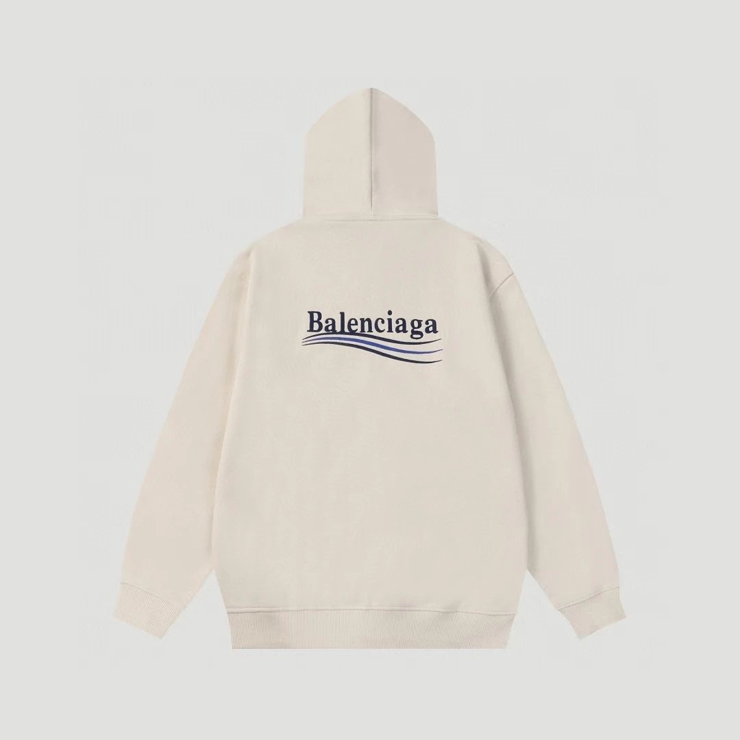 Balenciaga Hoodie Cola HAILANG Embroidered Zipper Hooded Sweater Cardigan Hoodie Coat Men's and Women's Same Style Loose Sports and Leisure All-Matching