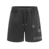 Maison Margiela Shorts 3D 3D Embossed logo Cropped Pants25ss New Heavy Drawstring American Style Casual Summer Pants5Two-in-One Casual Sweatpants for Men and Women