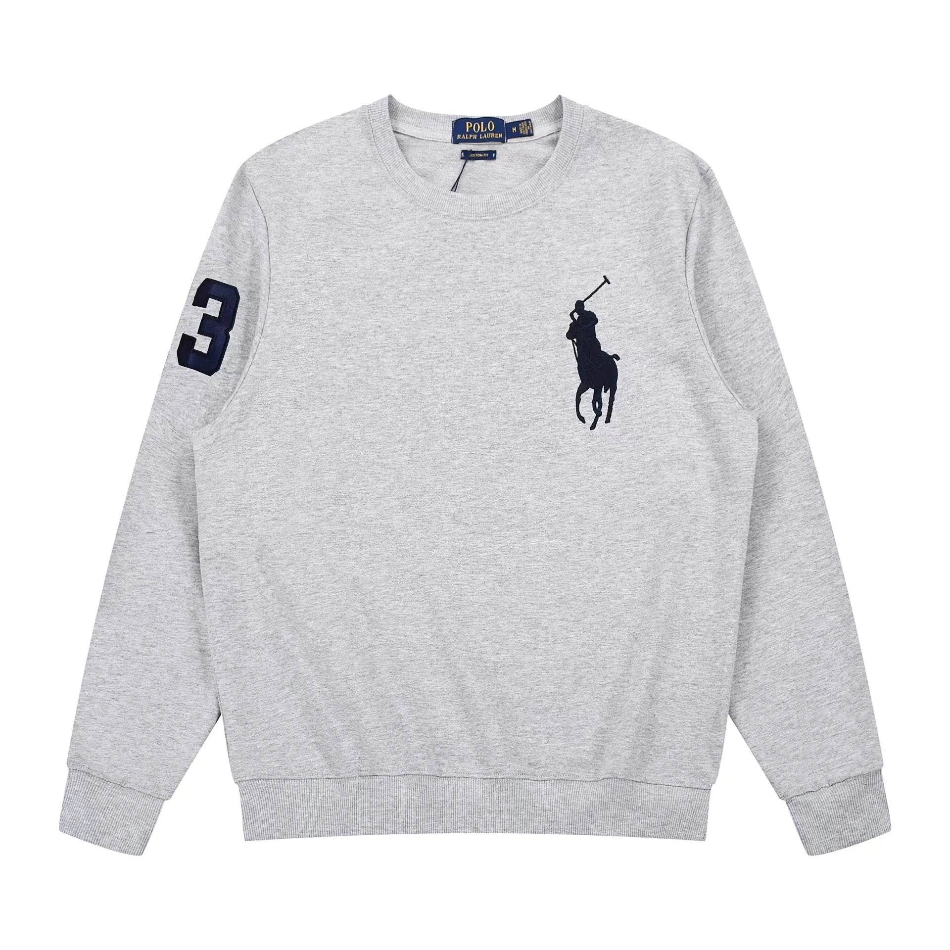 Ralph Lauren Hoodie Autumn and Winter Leisure Fashion round Neck Sweater023