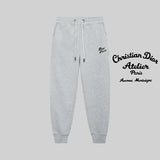 Dior Sweatpants Slim Fit Line Logo Logo Jogger Sweatpants Unisex Winter New Long Pants