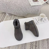 UGG Snow boots Shoes Fashion Classic Ankle Boots Combination Longfeng Fur