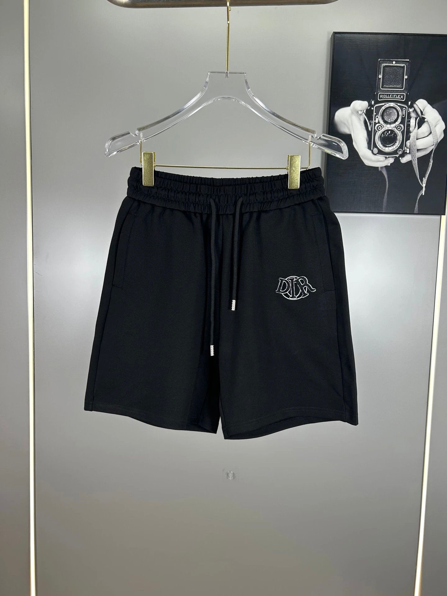 Dior shorts Front Letter Embroidery logo Five-point Shorts25ss New Drawstring Casual5Two-Piece Casual Sweatpants Summer Pants Unisex Pure Cotton Sweatpants