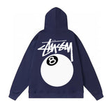 Stussy Hoodie Original Label Delivery2023New Classic Printing Black8Sweater STU World Tour tu Western Youth Pullover